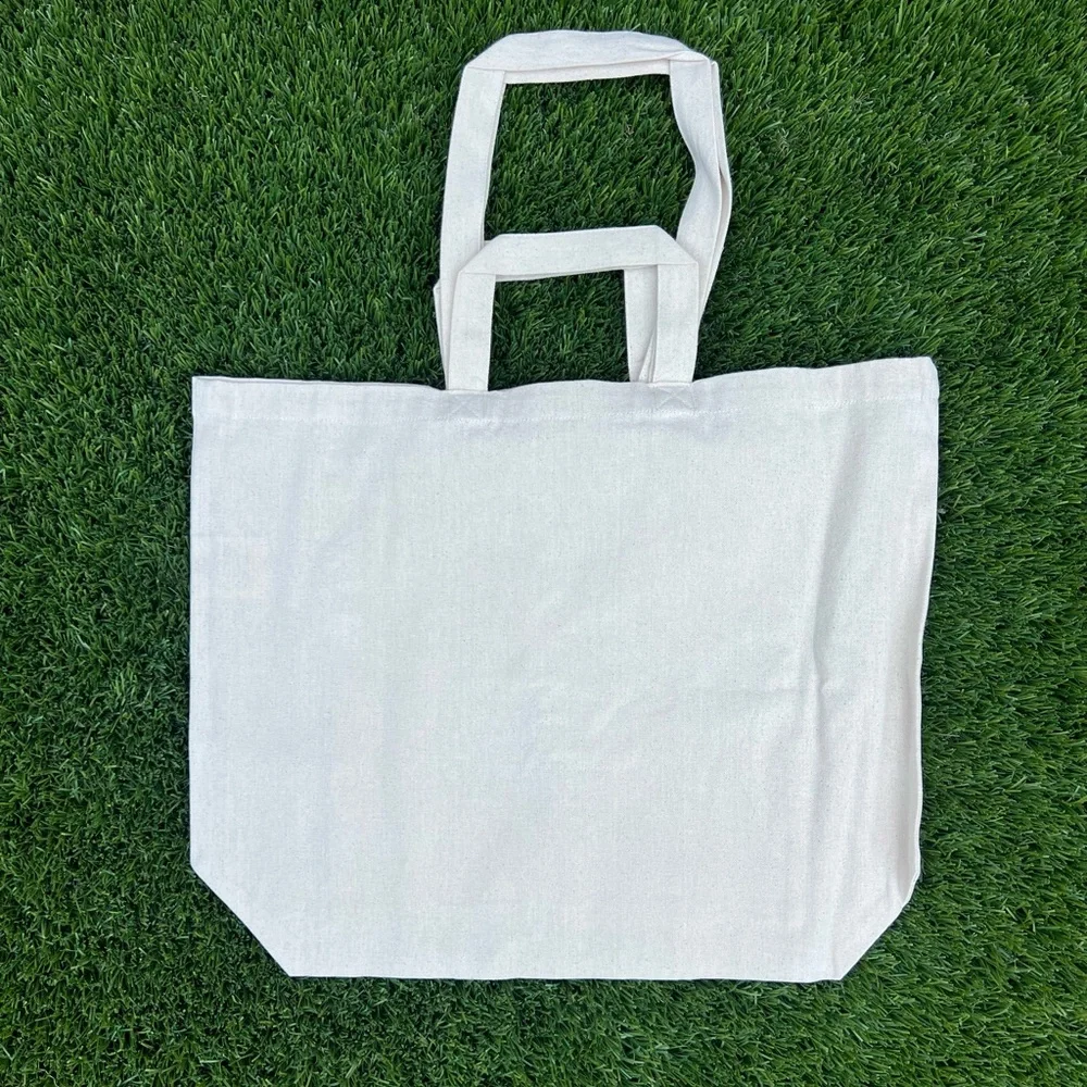 NEW Double Handle Organic Cotton Tote Bag with DIHP Desert Horse Park logo - Picture 3 of 4